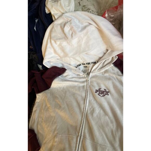 VS Pink perfect zip up hooded sweatshirt - Picture 2 of 3